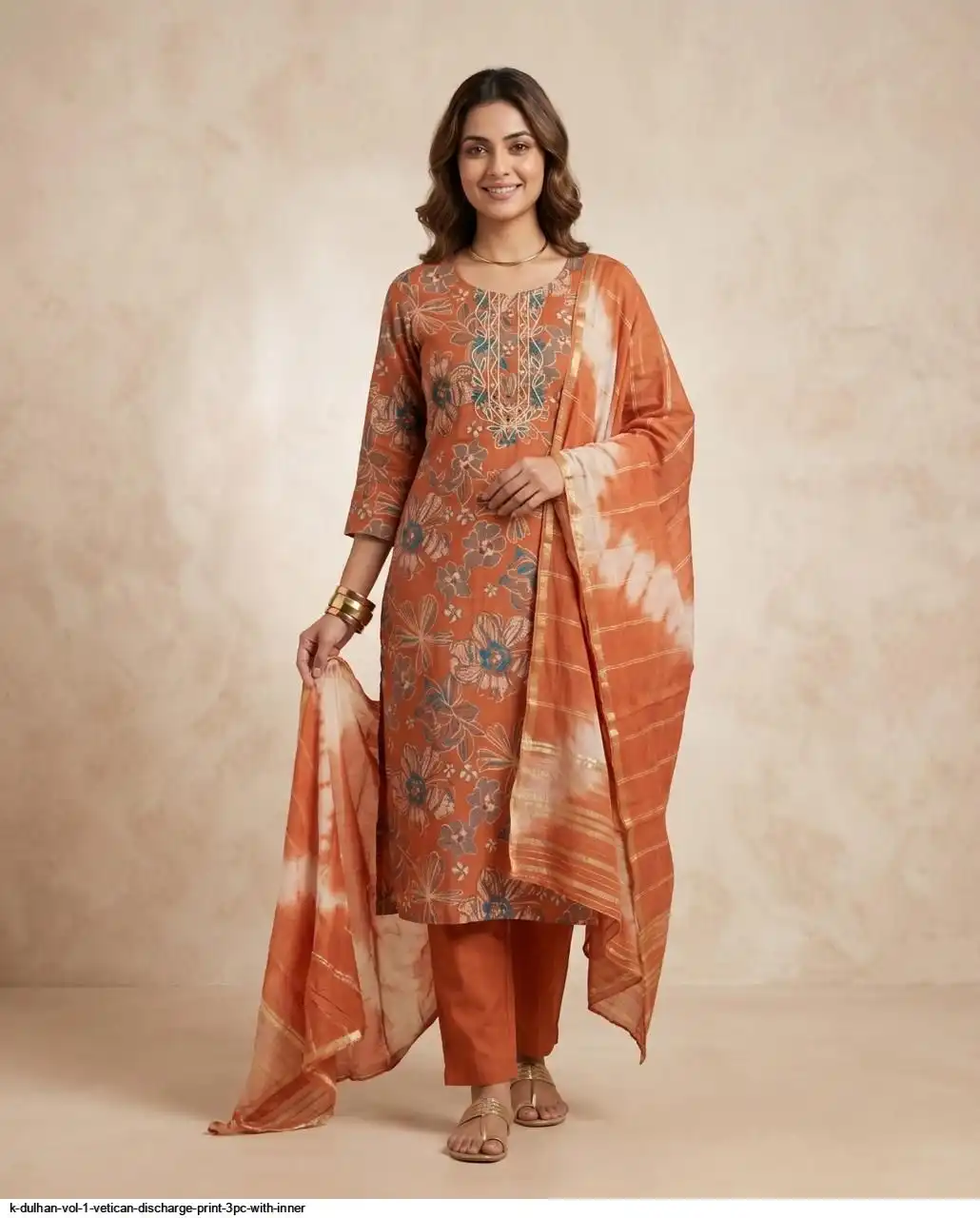 K DULHAN VOL 1 VETICAN DISCHARGE PRINT 3PC WITH INNER 14
