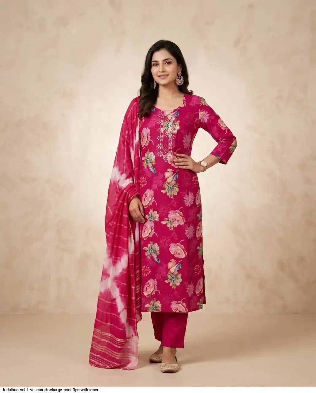 K DULHAN VOL 1 VETICAN DISCHARGE PRINT 3PC WITH INNER 22