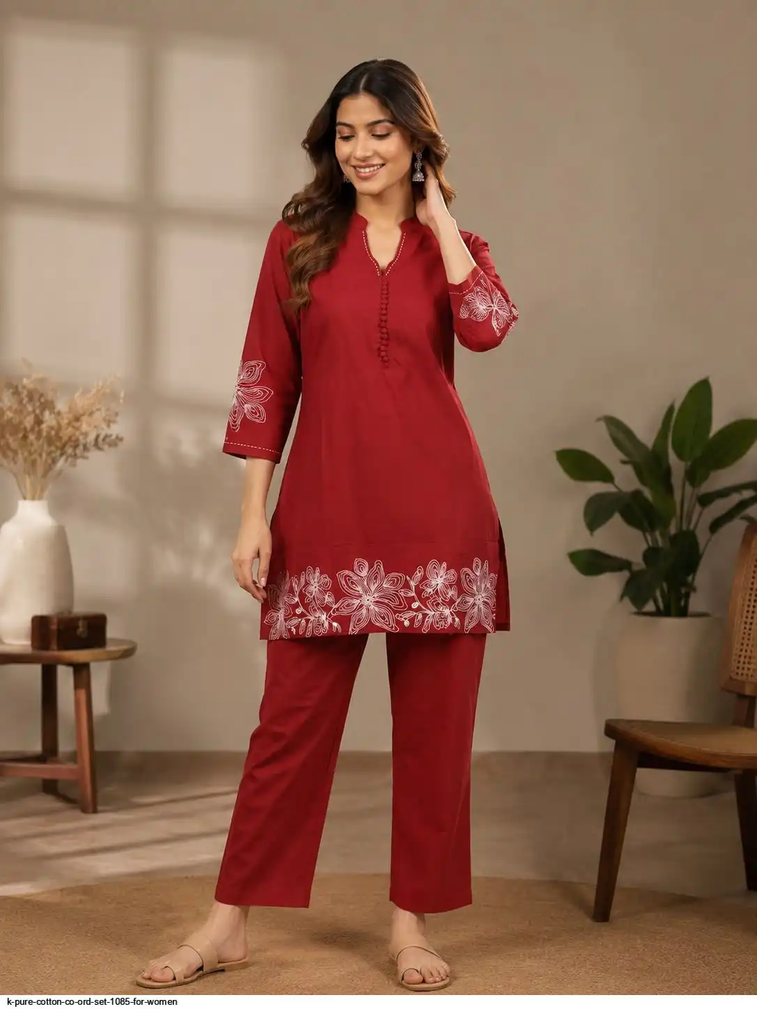K PURE COTTON CO ORD SET 1085 FOR WOMEN 6