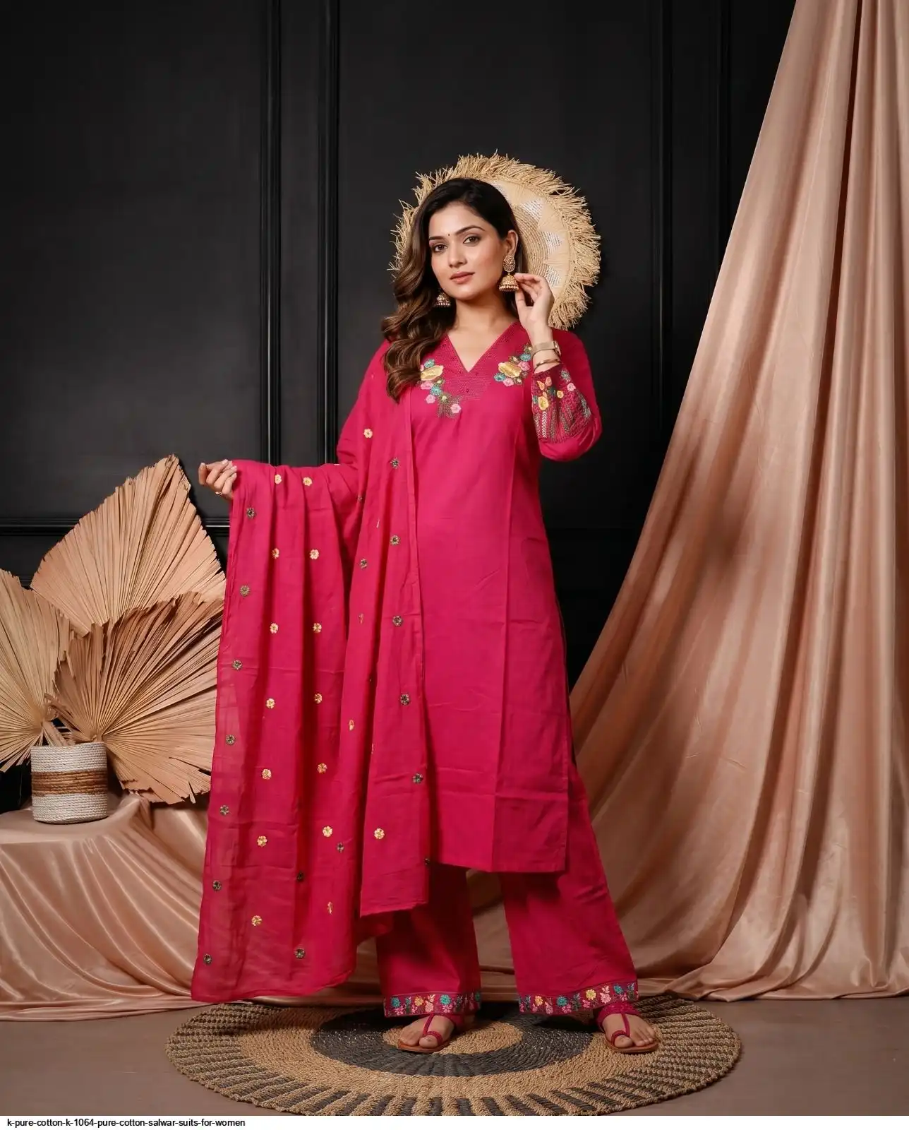 K PURE COTTON K 1064 PURE COTTON SALWAR SUITS FOR WOMEN 4