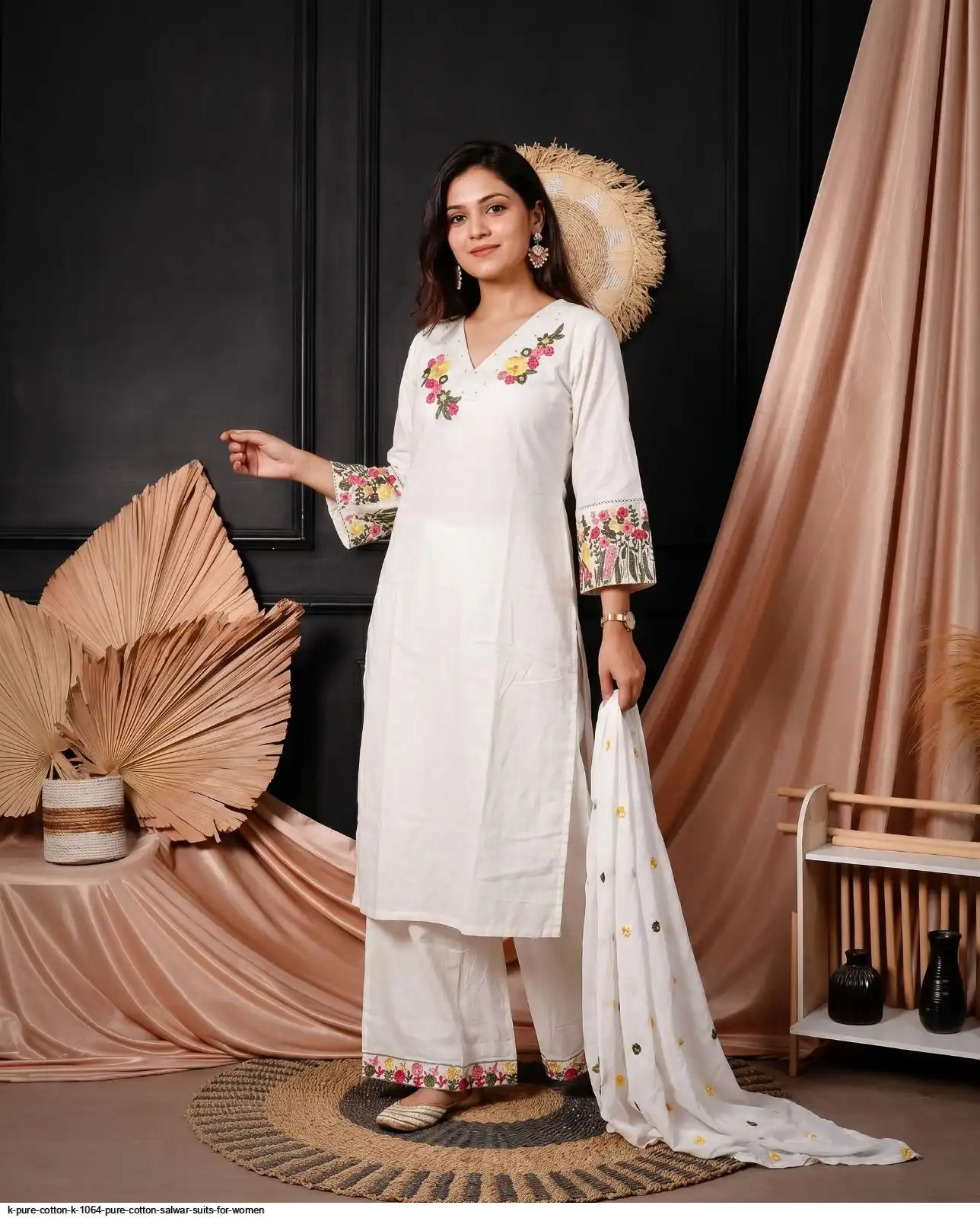 K PURE COTTON K 1064 PURE COTTON SALWAR SUITS FOR WOMEN 5