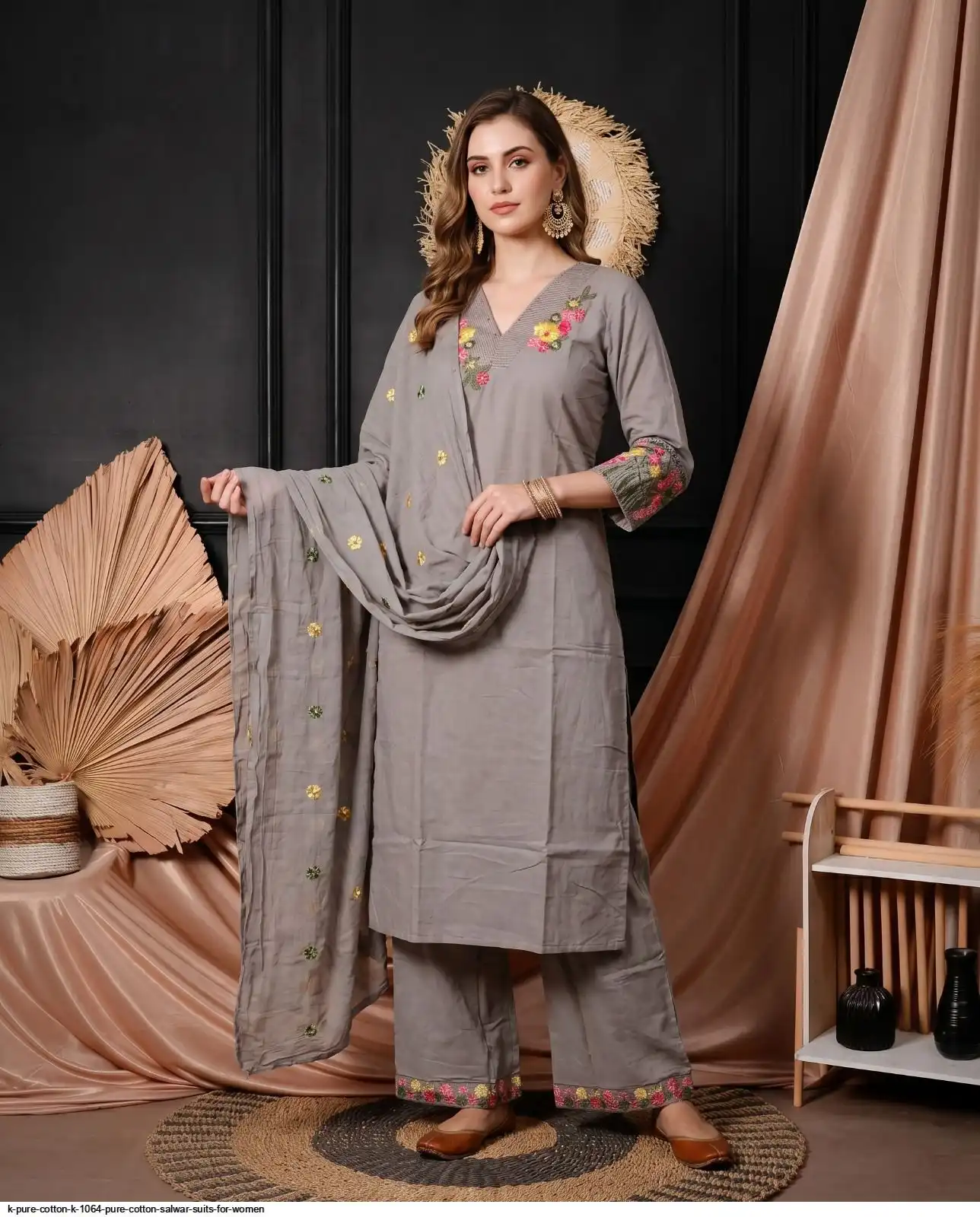 K PURE COTTON K 1064 PURE COTTON SALWAR SUITS FOR WOMEN 6