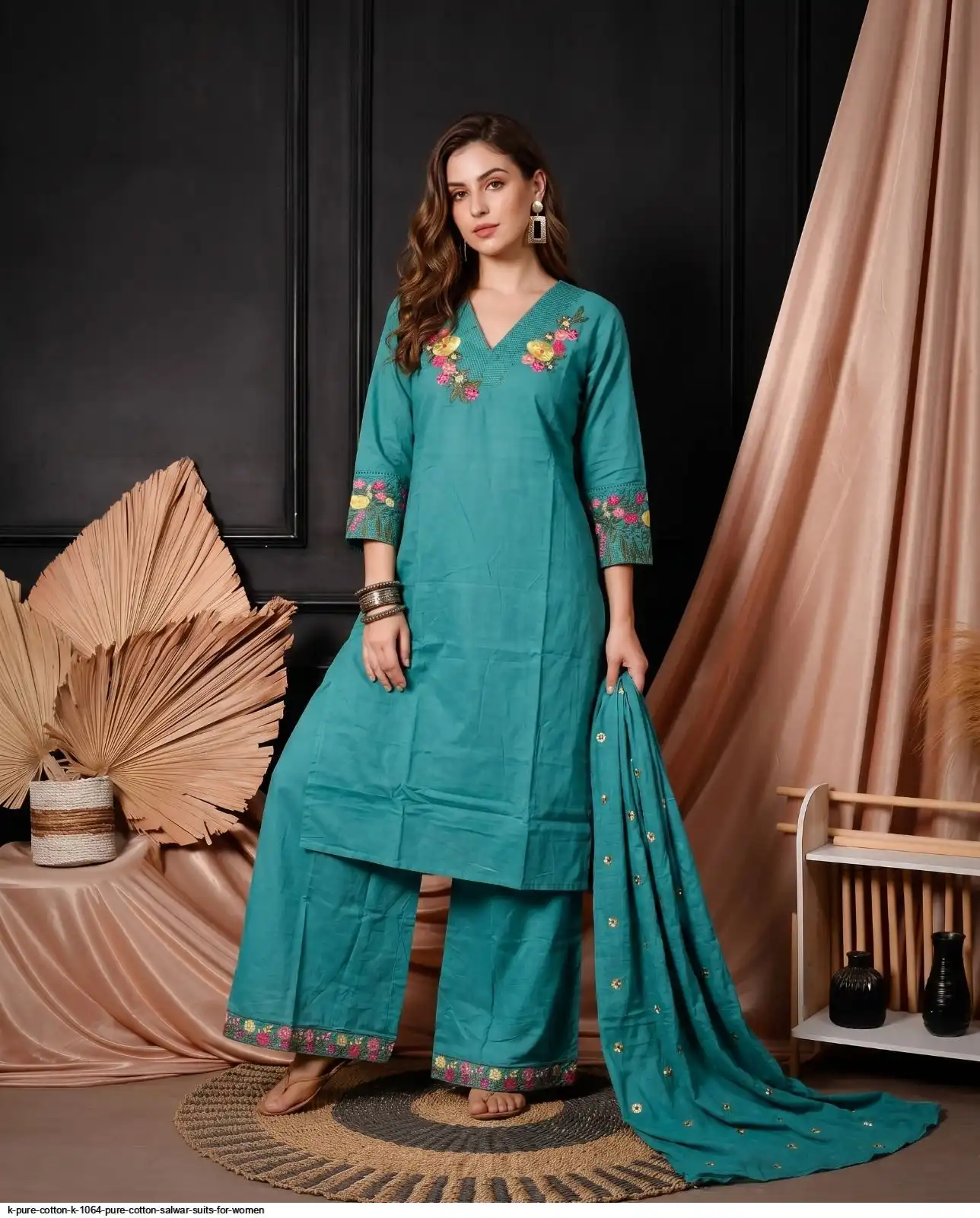 K PURE COTTON K 1064 PURE COTTON SALWAR SUITS FOR WOMEN 7