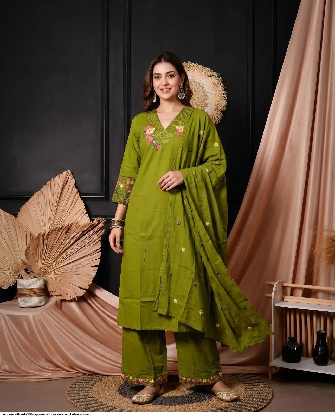 K PURE COTTON K 1064 PURE COTTON SALWAR SUITS FOR WOMEN 11