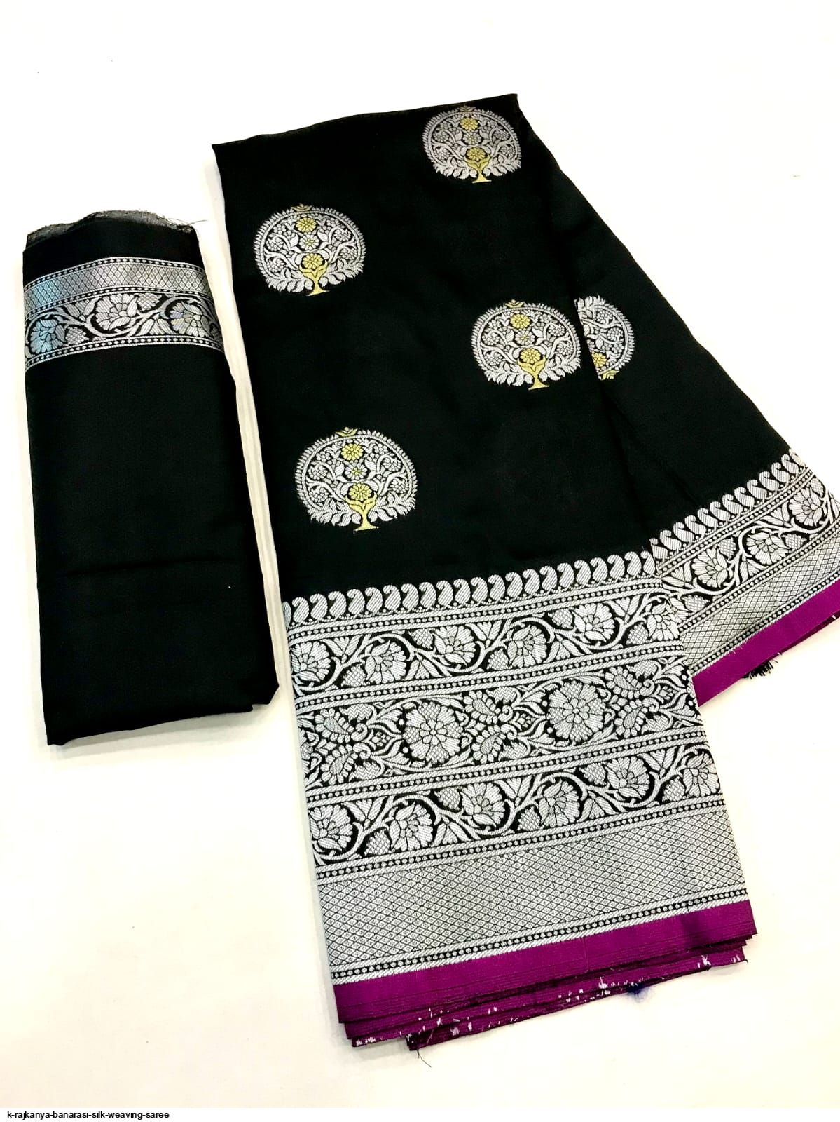 K RAJKANYA BANARASI SILK WEAVING SAREE B