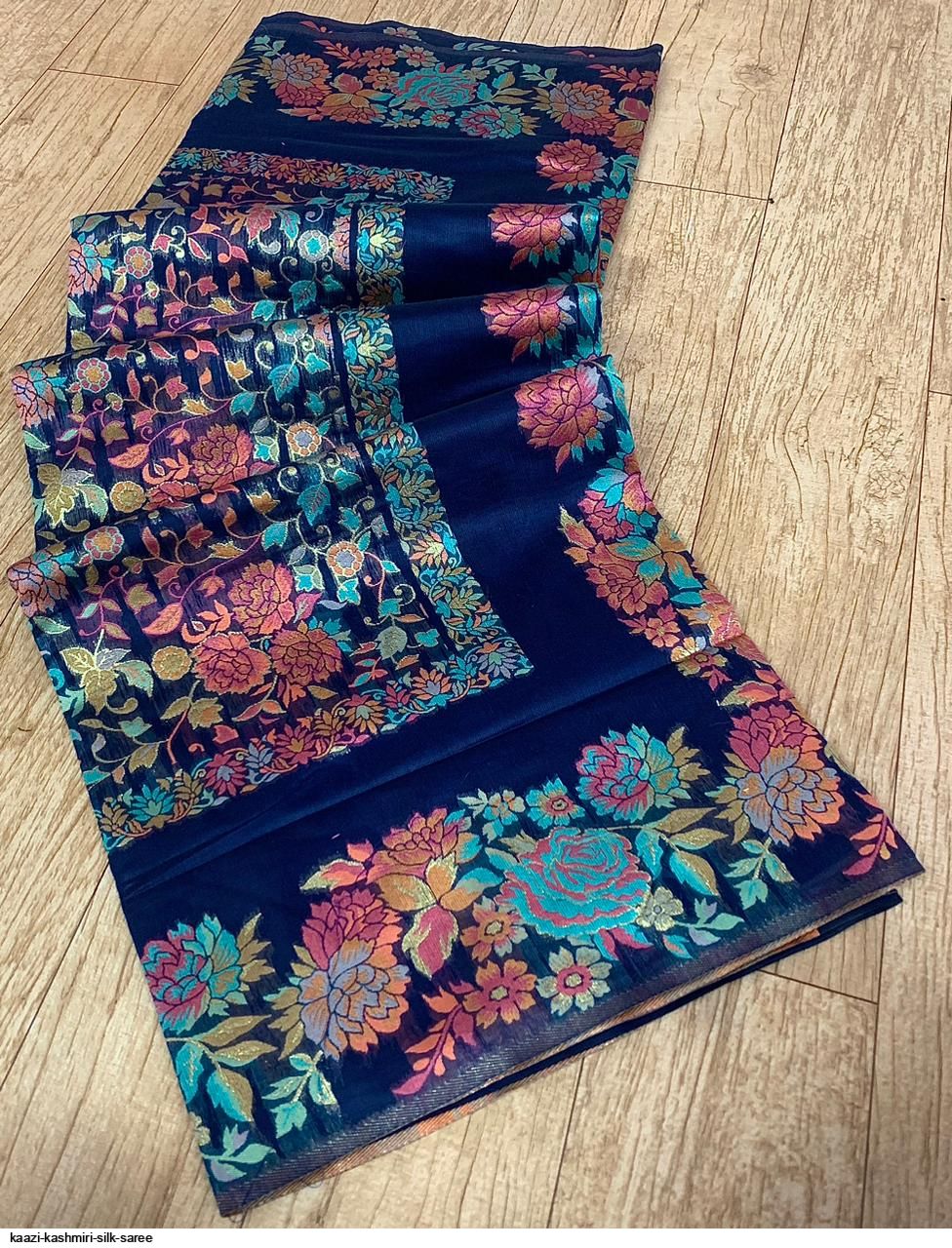 Kaazi Kashmiri Silk saree