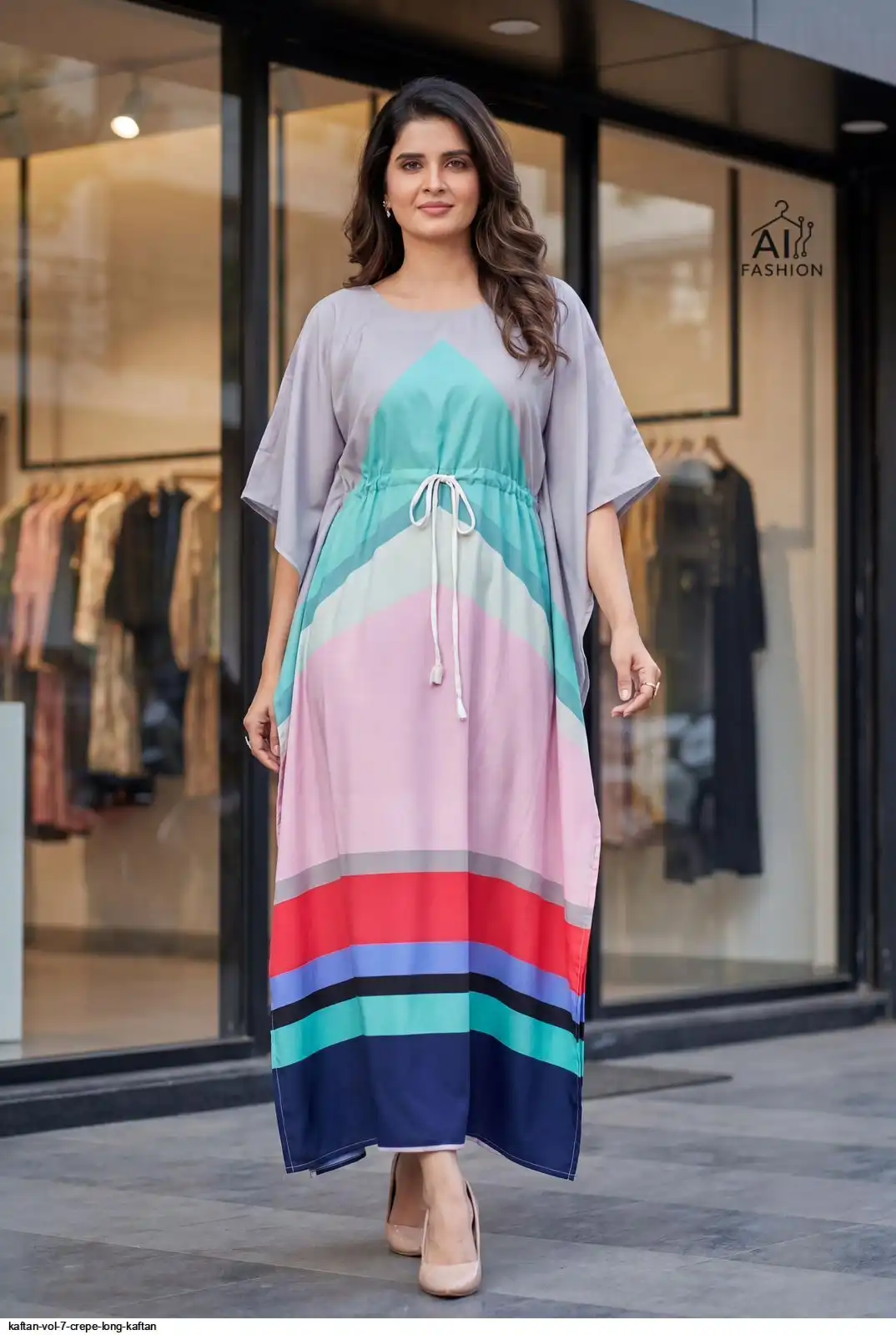 KAFTAN VOL 7 CREPE LONG KAFTAN A