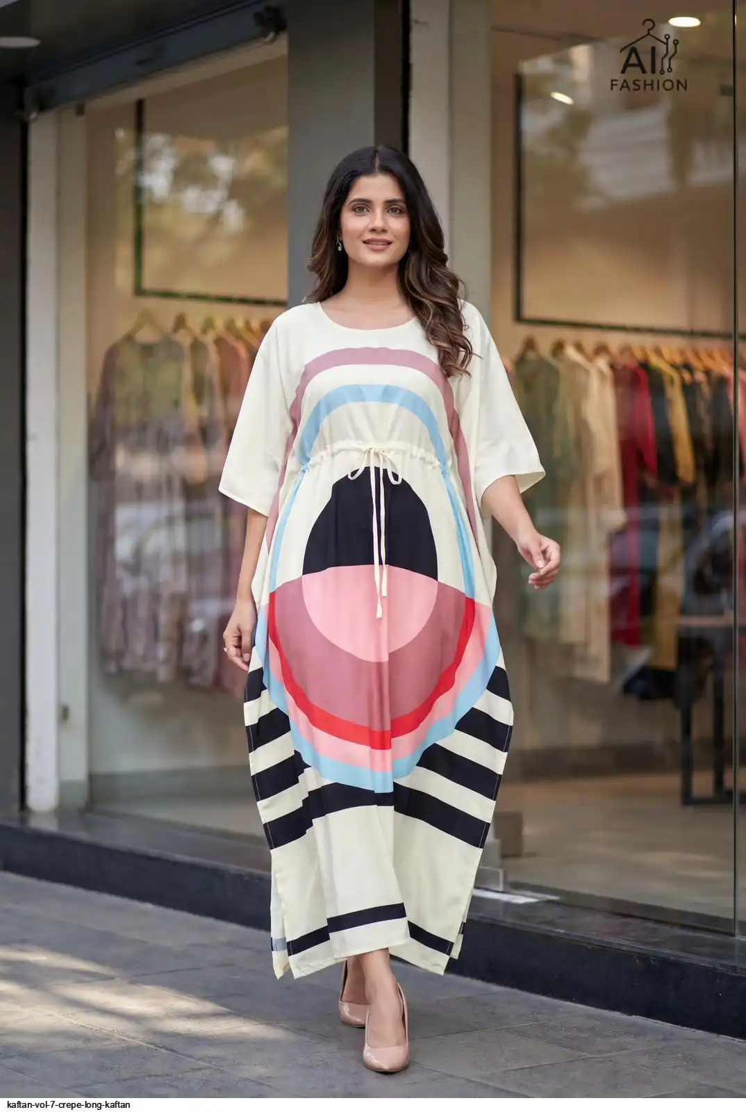 KAFTAN VOL 7 CREPE LONG KAFTAN B