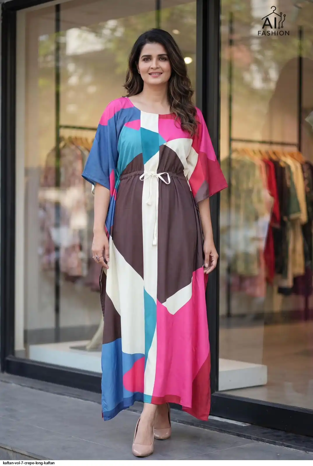 KAFTAN VOL 7 CREPE LONG KAFTAN C