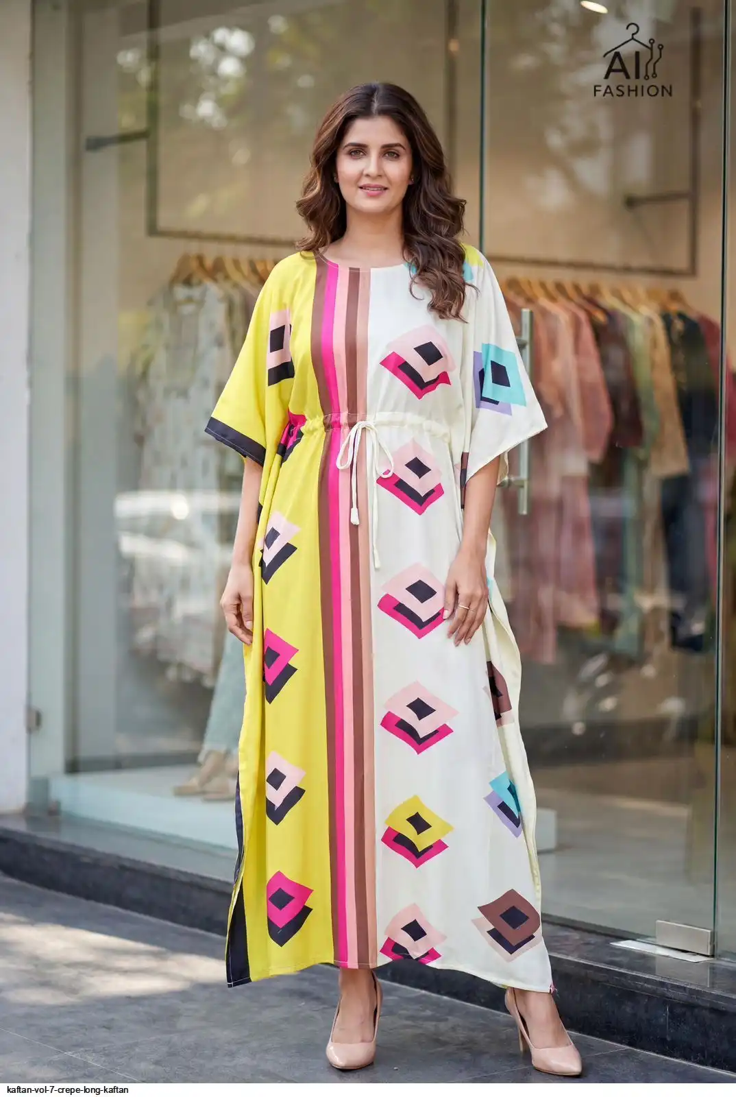KAFTAN VOL 7 CREPE LONG KAFTAN D