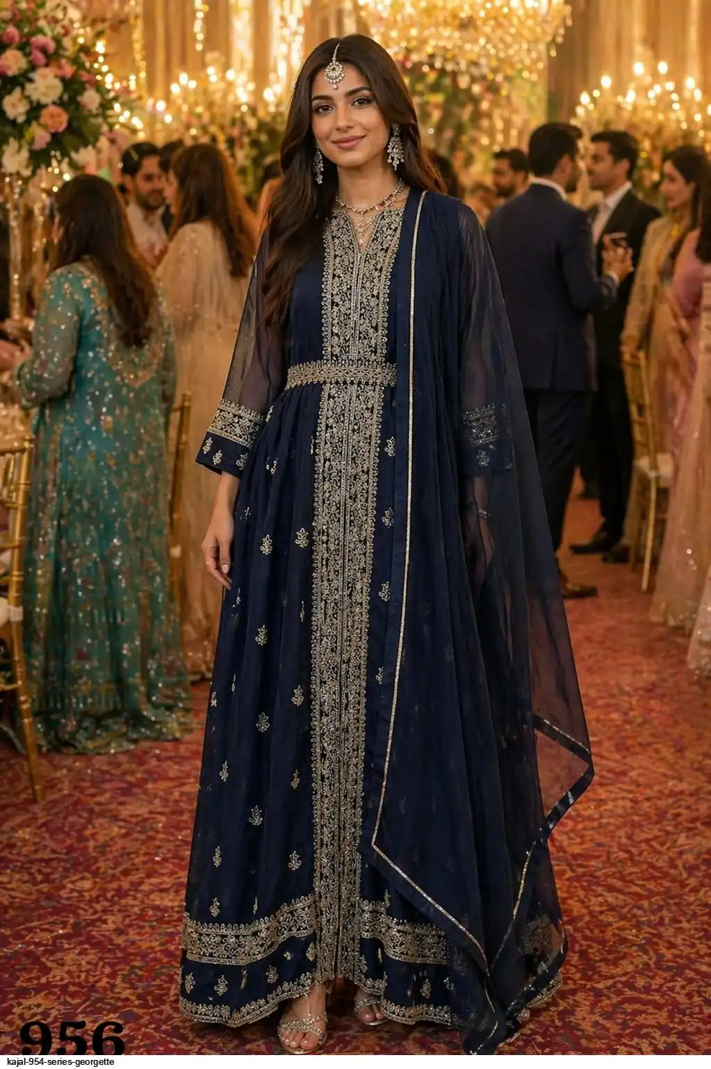 KAJAL 954 SERIES GEORGETTE 956