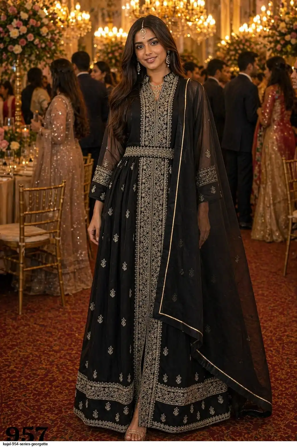 KAJAL 954 SERIES GEORGETTE 957