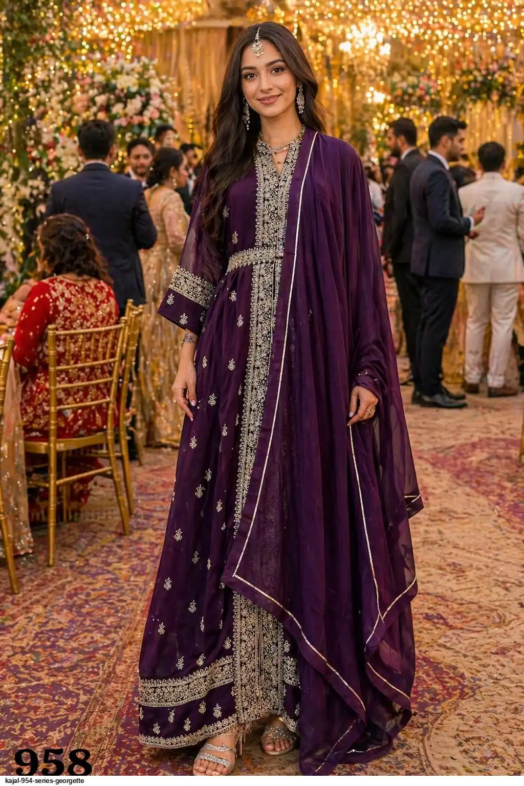 KAJAL 954 SERIES GEORGETTE 958