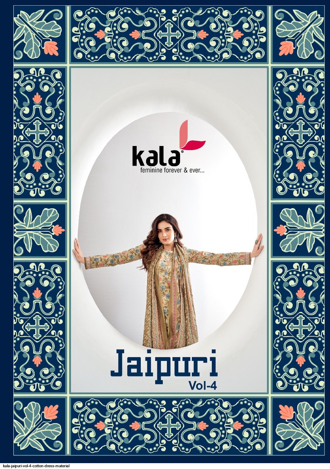 jaipuri print pure cotton suit dress material | Pinkcity Trade World in  Jaipur, India