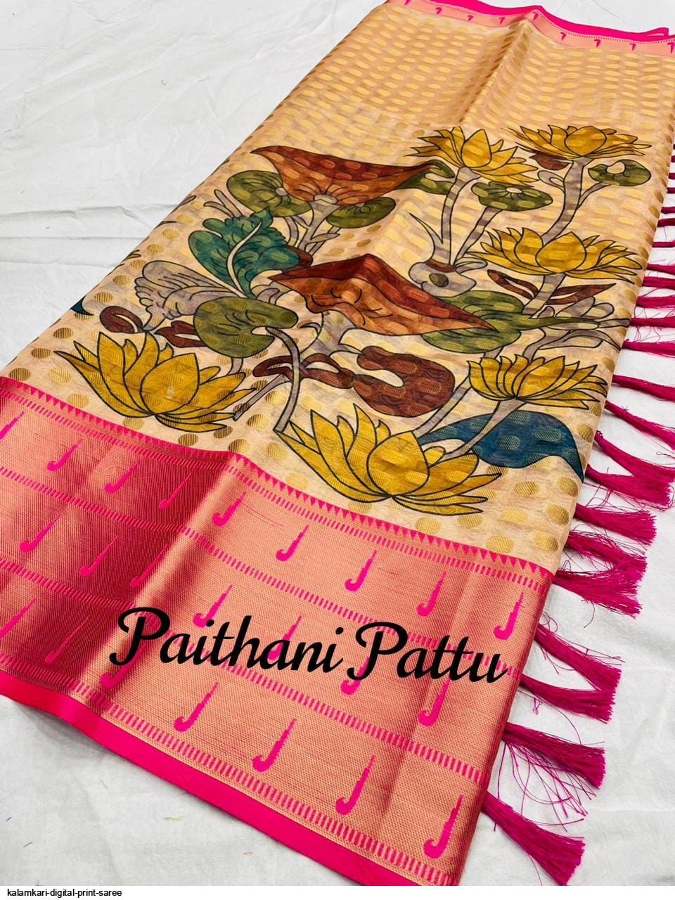 Kalamkari Digital Print Saree