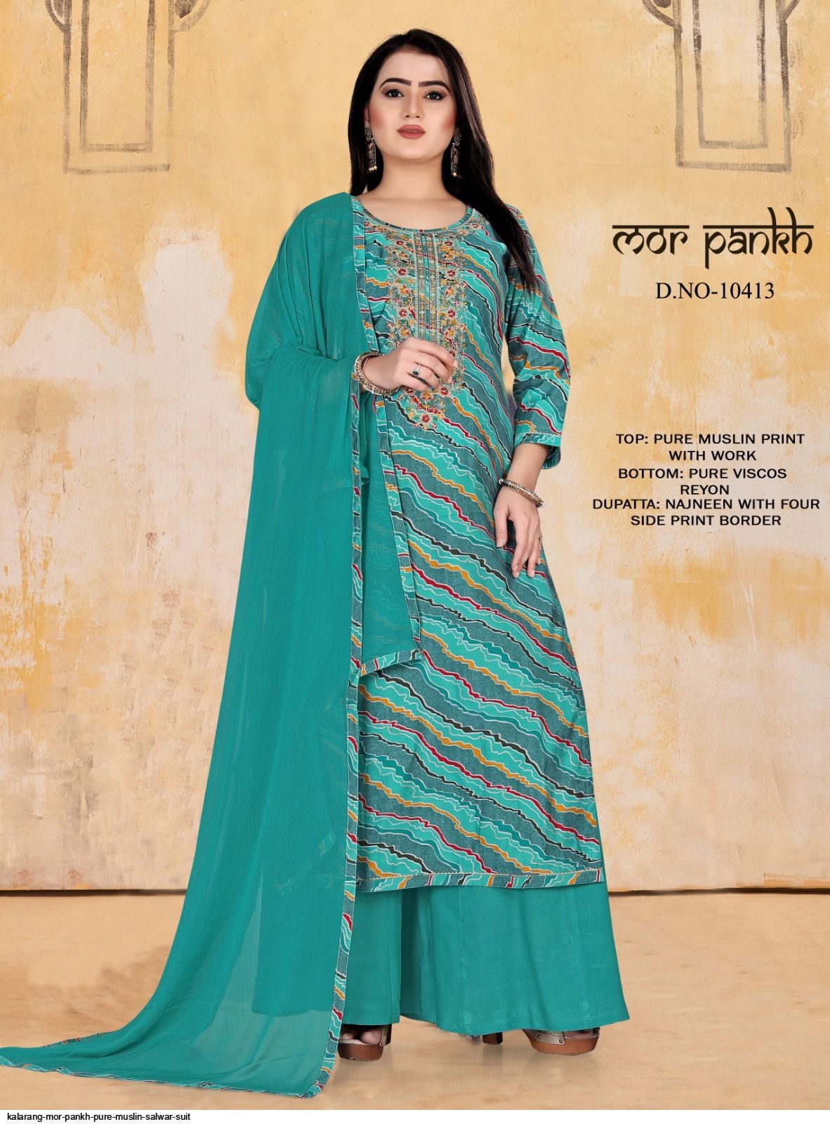 Rangoon Morpankh Rayon Print Wholesale Readymade Salwar Suit Catalog