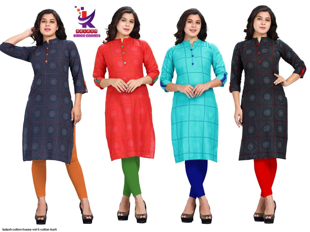KALASH COTTON HOUSE VOL 5 COTTON KURTI