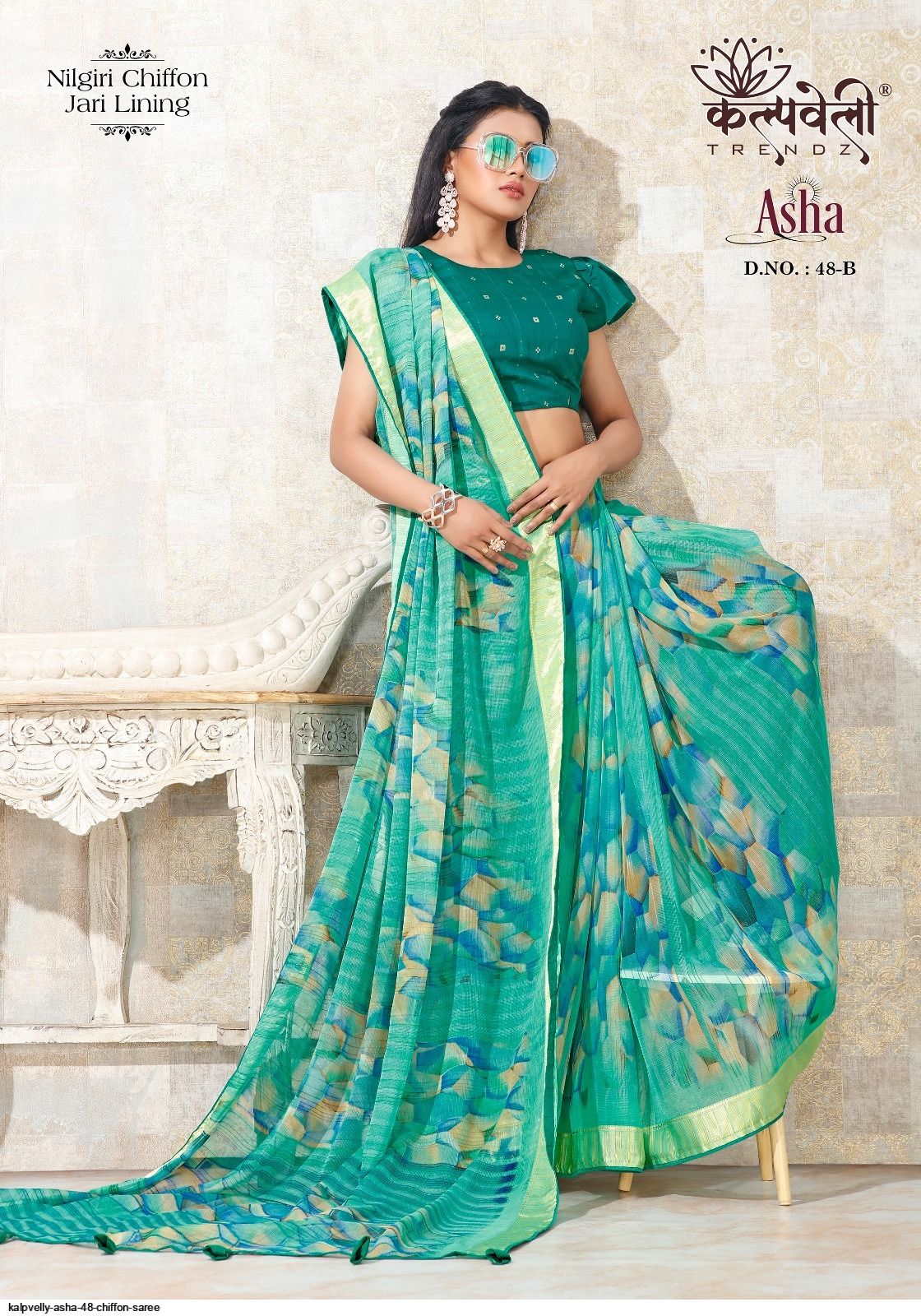 KALPVELLY ASHA 48 CHIFFON SAREE