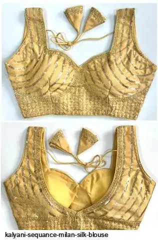 KALYANI SEQUANCE MILAN SILK BLOUSE 3