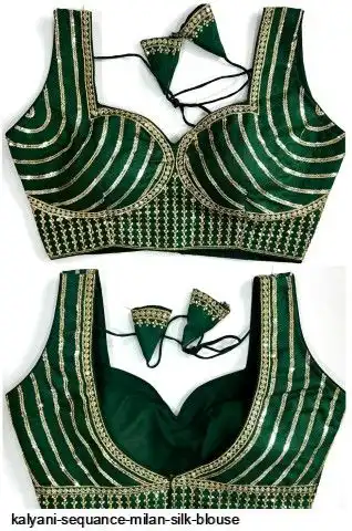 KALYANI SEQUANCE MILAN SILK BLOUSE 4
