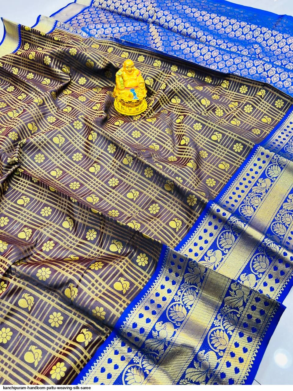 Kanchipuram Handloom Pattu Weaving Silk Saree