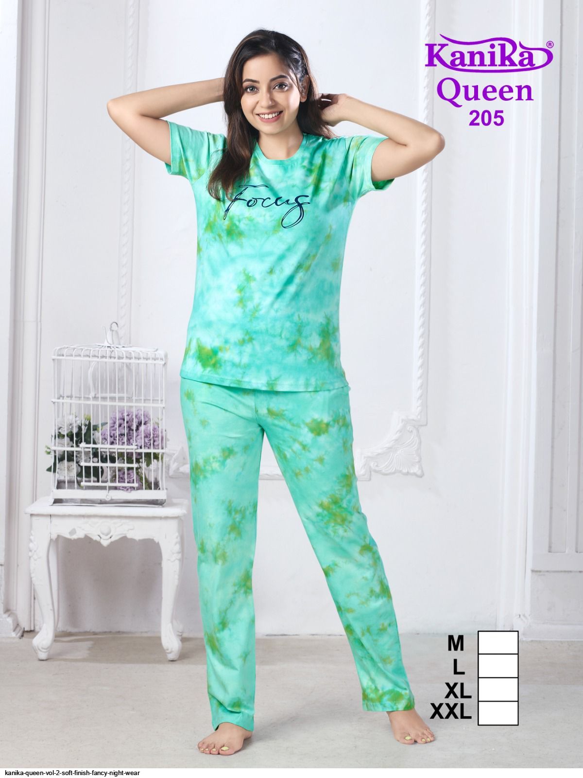 Vol 313 Kavyansika Pyjama Night Suits