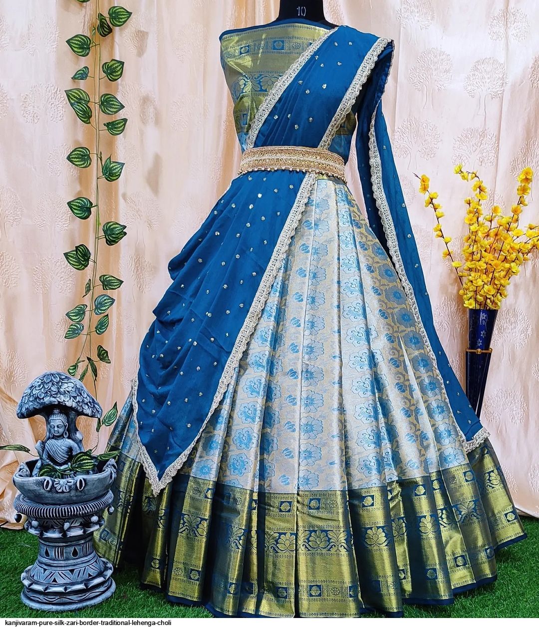 Indian Dress Green Color Bridal Lehenga 603
