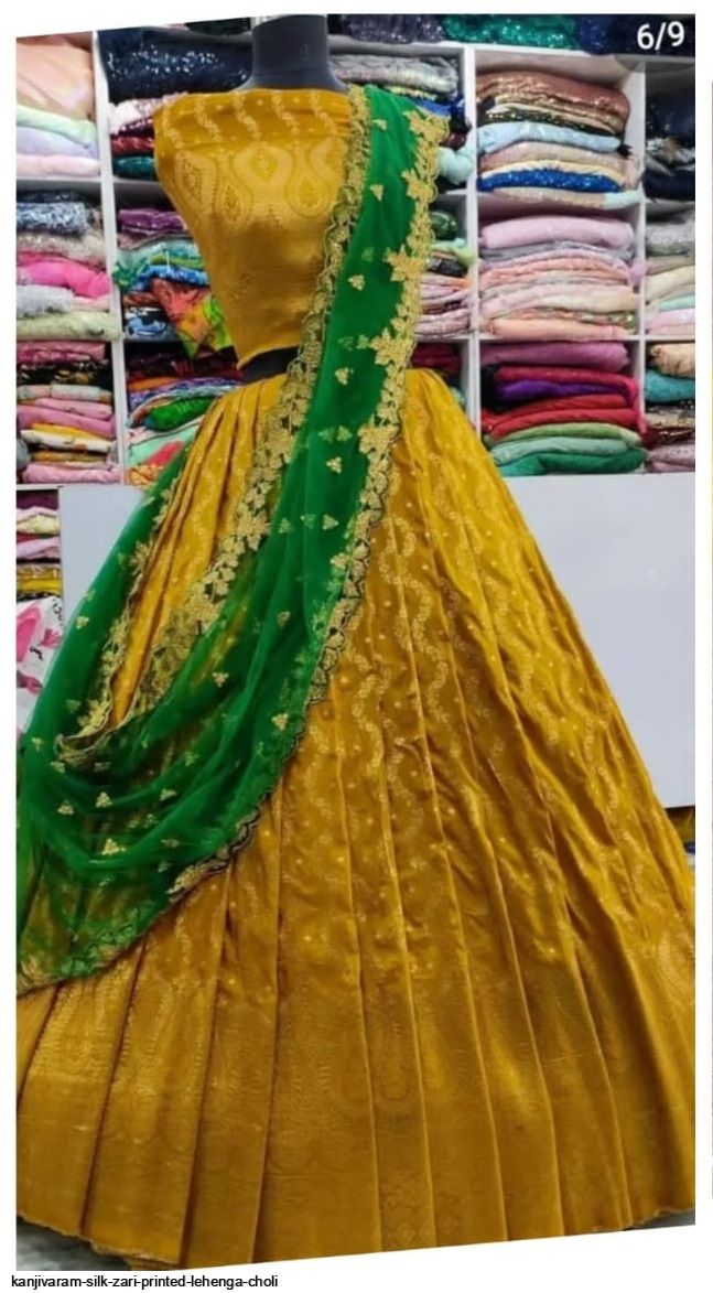 Trending | Lehenga Kanjivaram Silk Lehenga Choli and Lehenga Kanjivaram  Silk Chaniya Choli Online Shopping