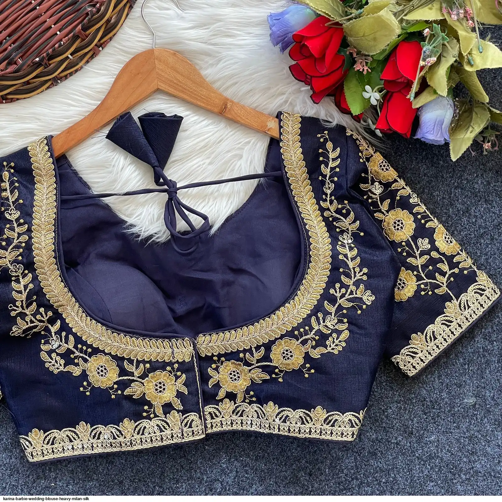 KARINA BARBIE WEDDING BLOUSE HEAVY MILAN SILK A