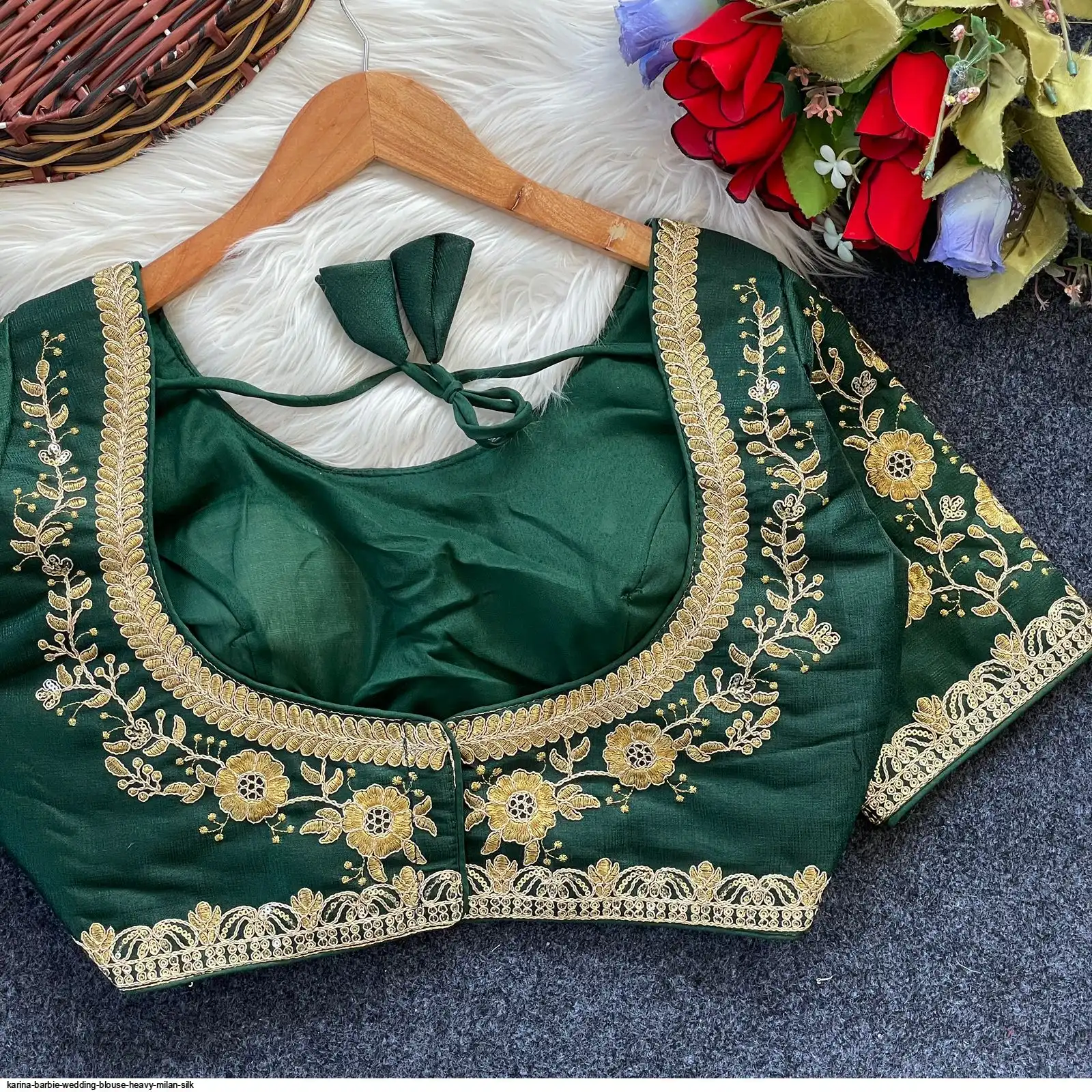 KARINA BARBIE WEDDING BLOUSE HEAVY MILAN SILK B