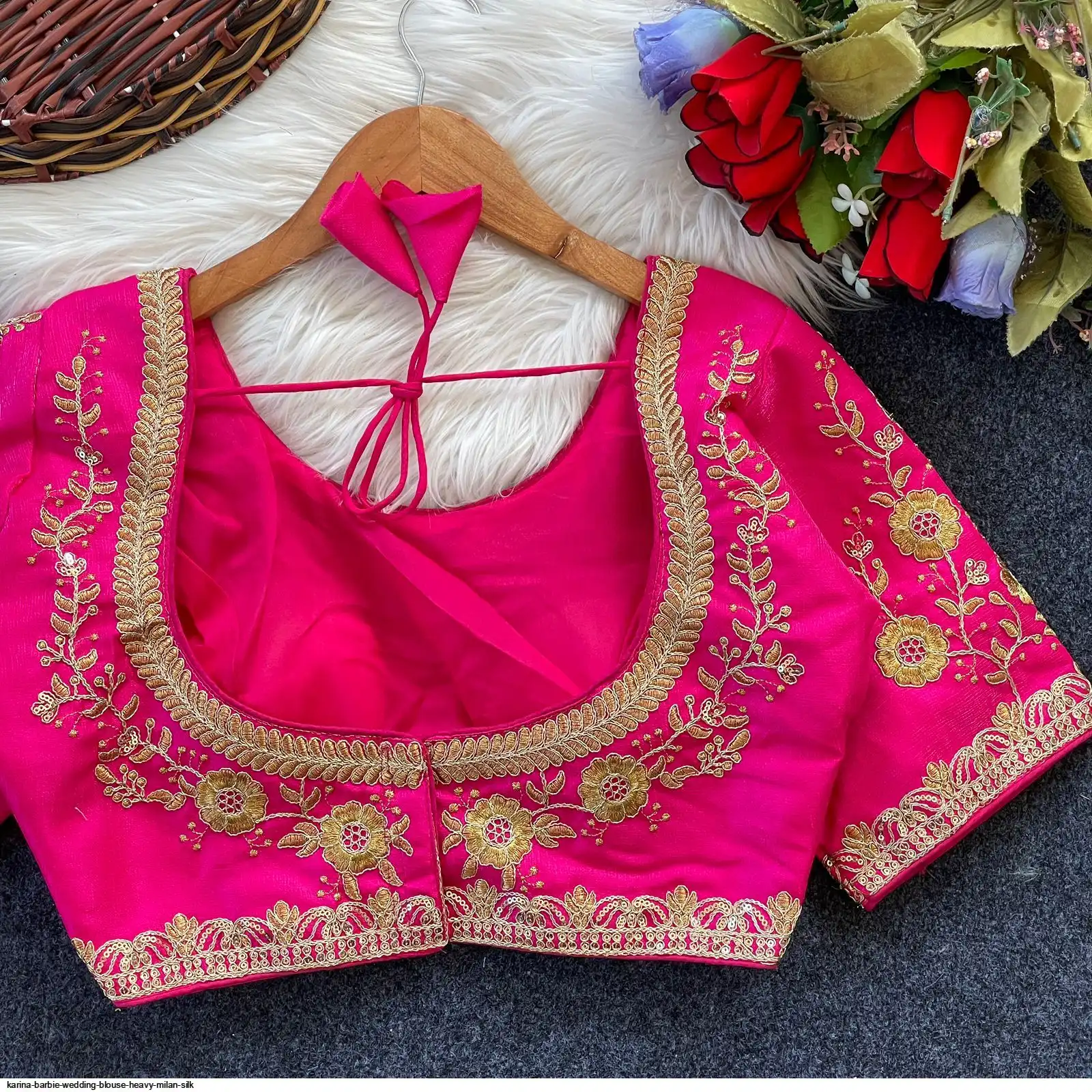 KARINA BARBIE WEDDING BLOUSE HEAVY MILAN SILK D