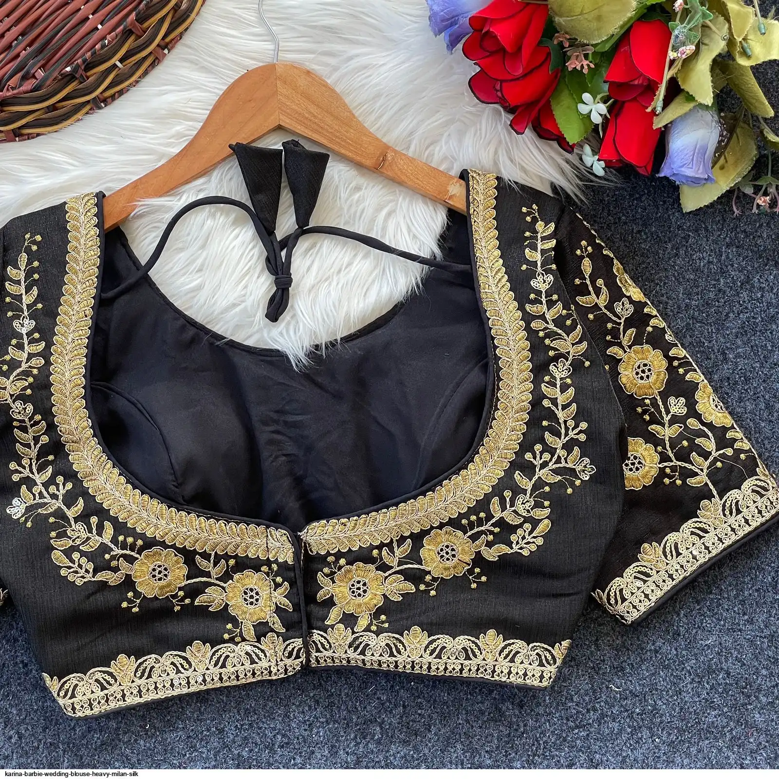 KARINA BARBIE WEDDING BLOUSE HEAVY MILAN SILK E