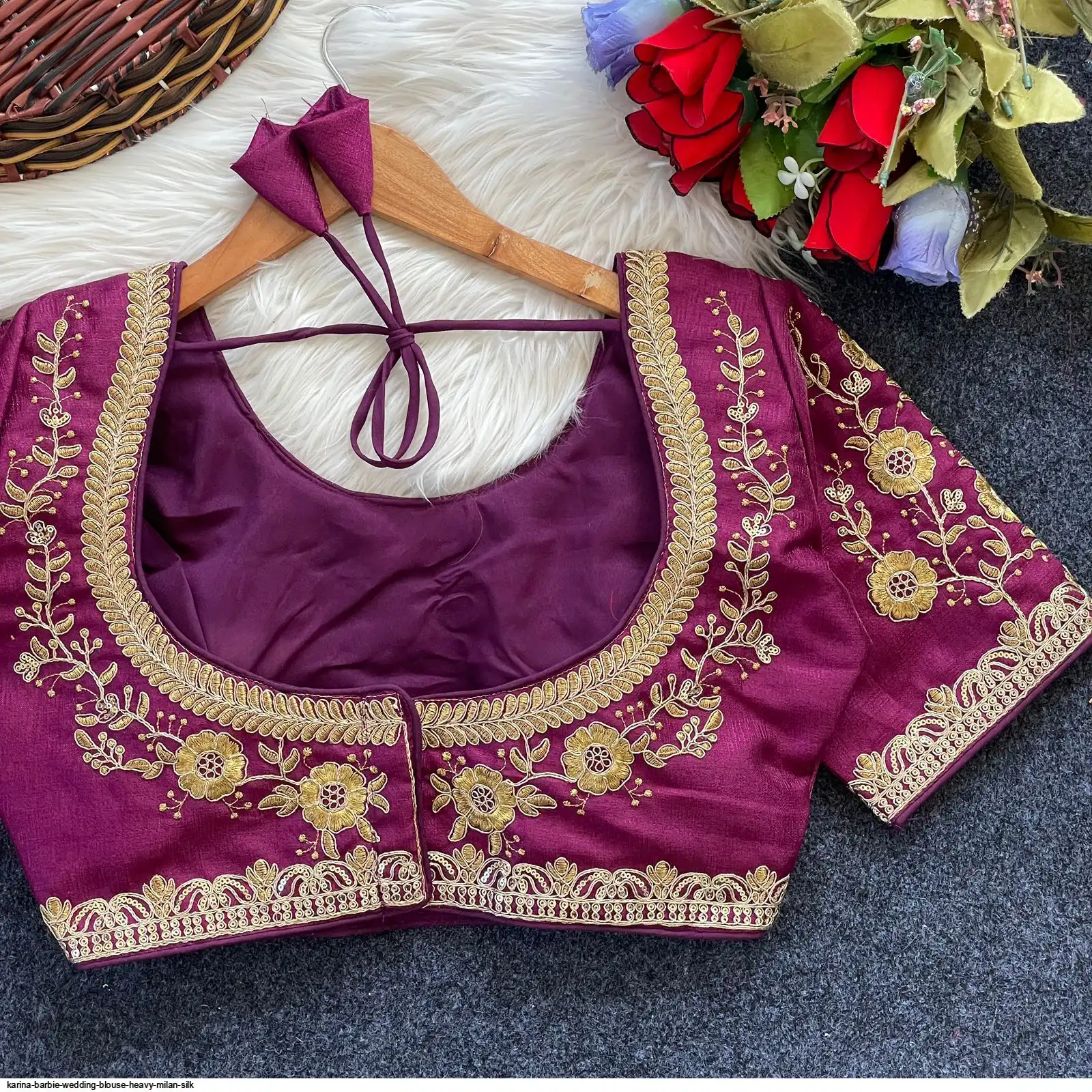 KARINA BARBIE WEDDING BLOUSE HEAVY MILAN SILK C