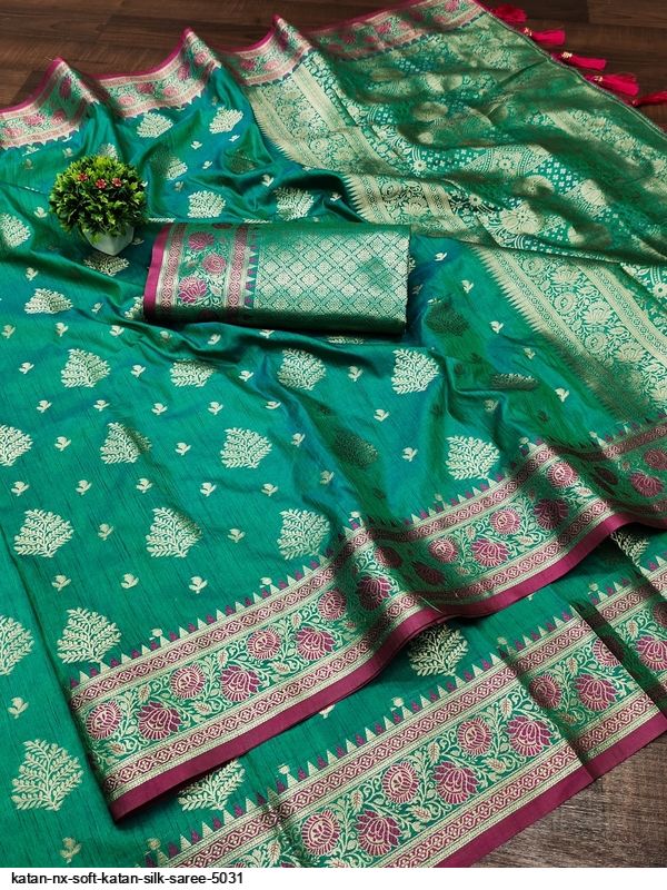katan nx Soft Katan silk saree 5031