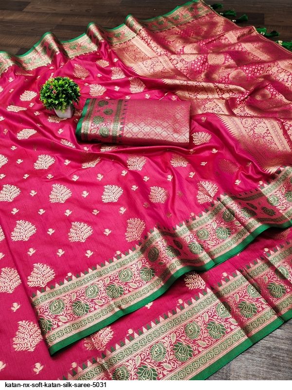 katan nx Soft Katan silk saree 5031