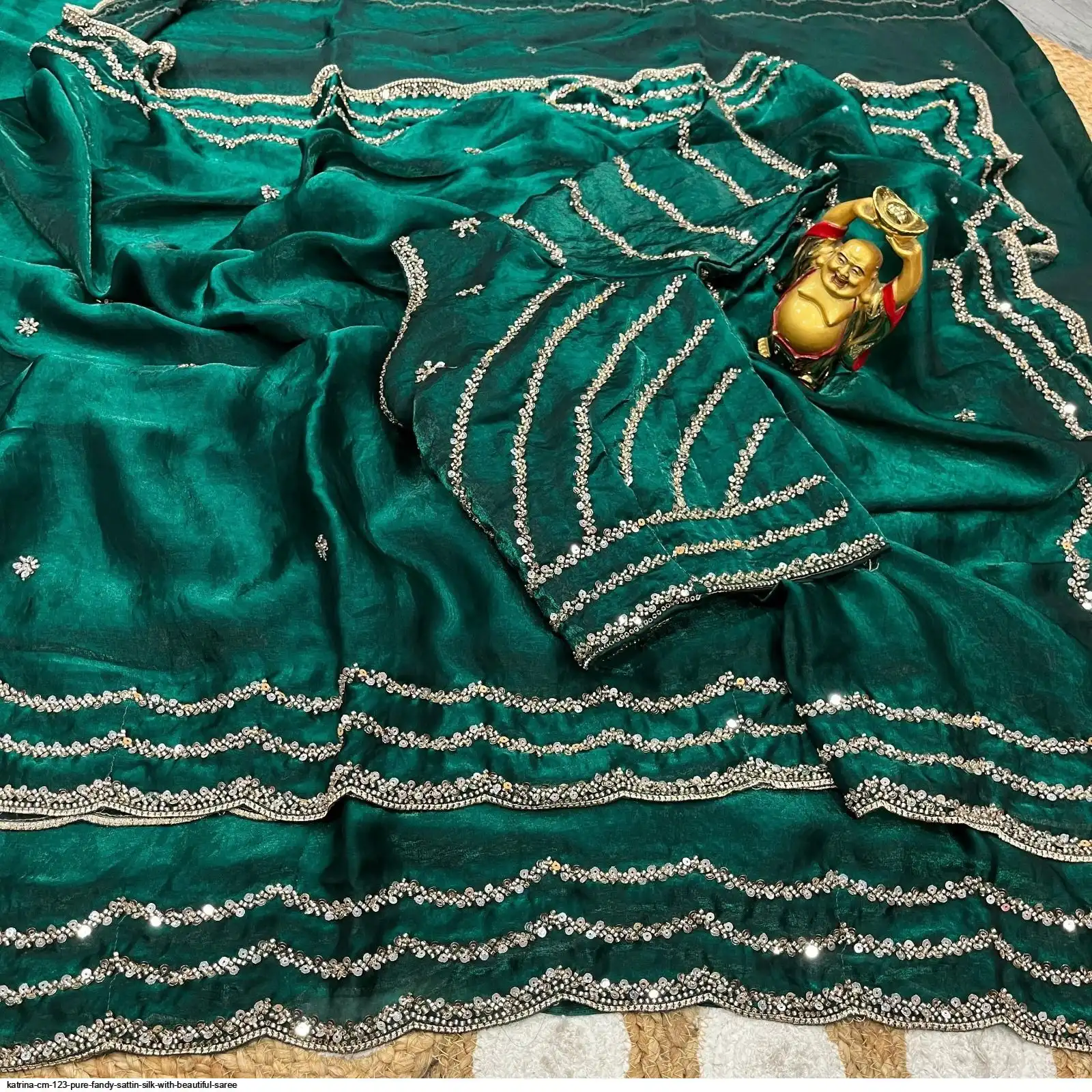 KATRINA CM 123 PURE FANDY SATTIN SILK WITH BEAUTIFUL SAREE 9