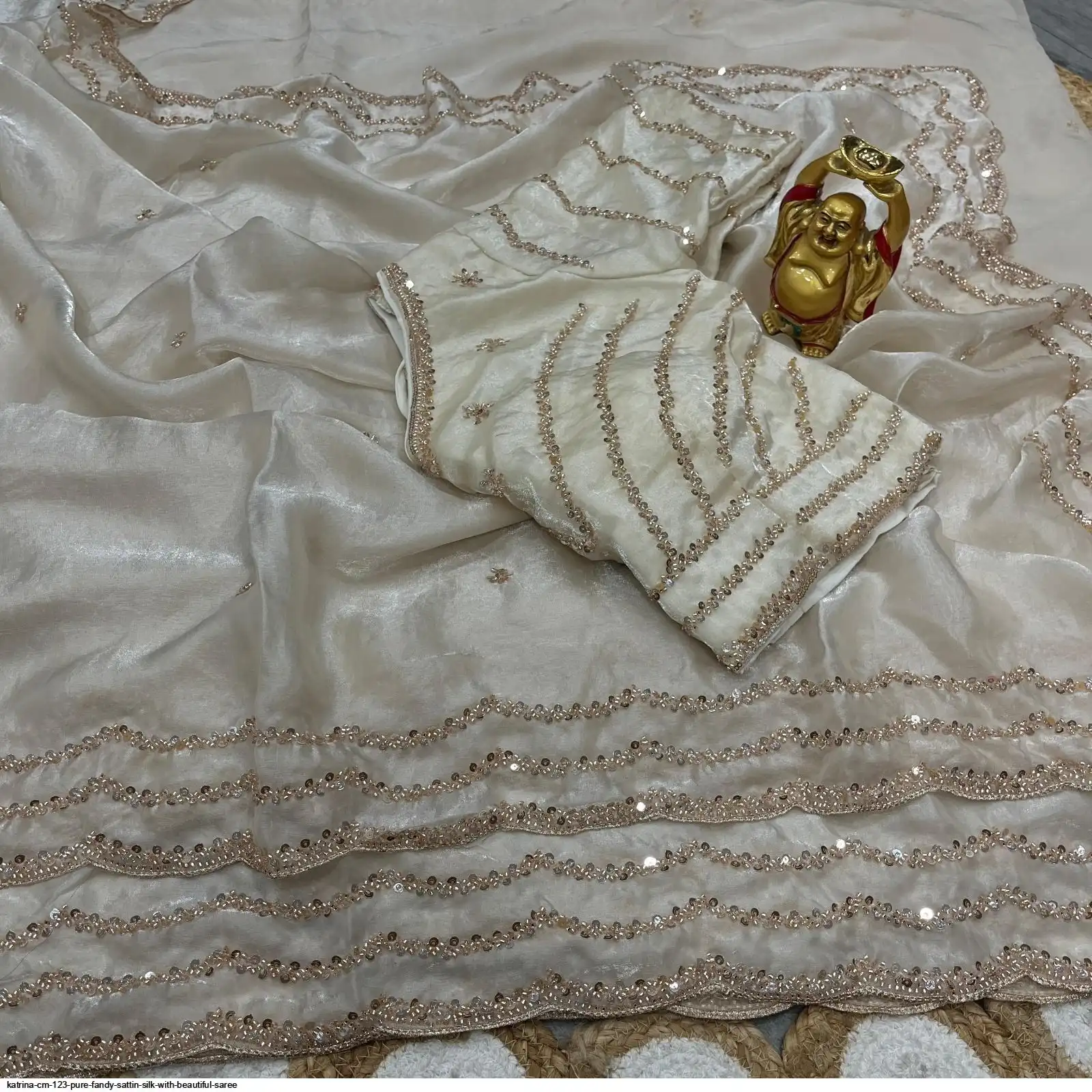 KATRINA CM 123 PURE FANDY SATTIN SILK WITH BEAUTIFUL SAREE 8