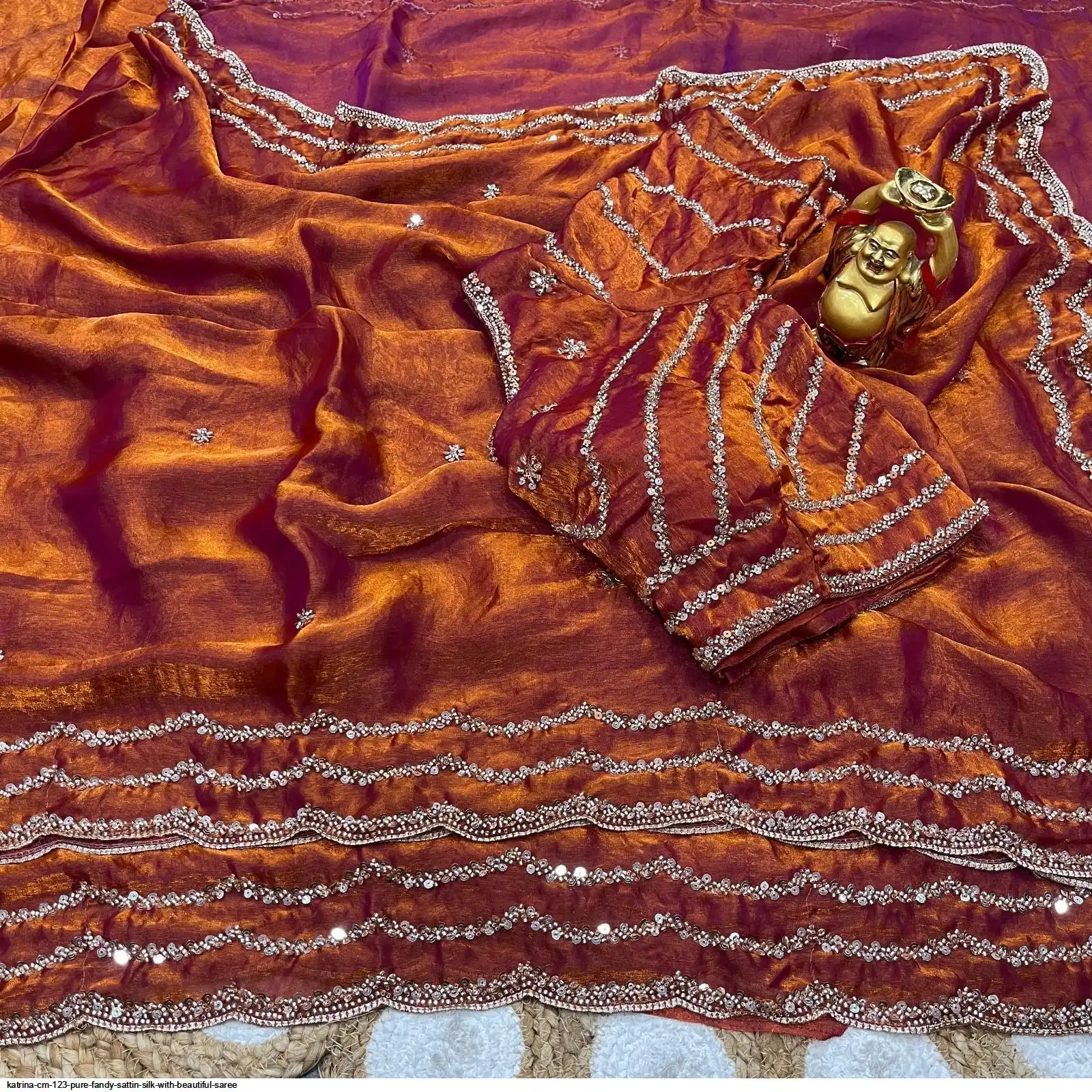 KATRINA CM 123 PURE FANDY SATTIN SILK WITH BEAUTIFUL SAREE 10