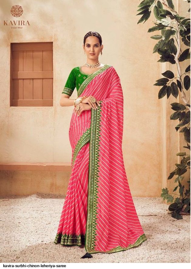 Leheriya Saree With Gota Patti | 3d-mon.com