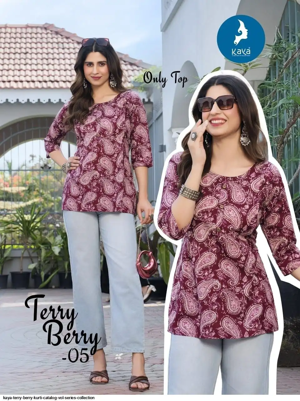 KAYA TERRY BERRY KURTI CATALOG VOL SERIES COLLECTION 5