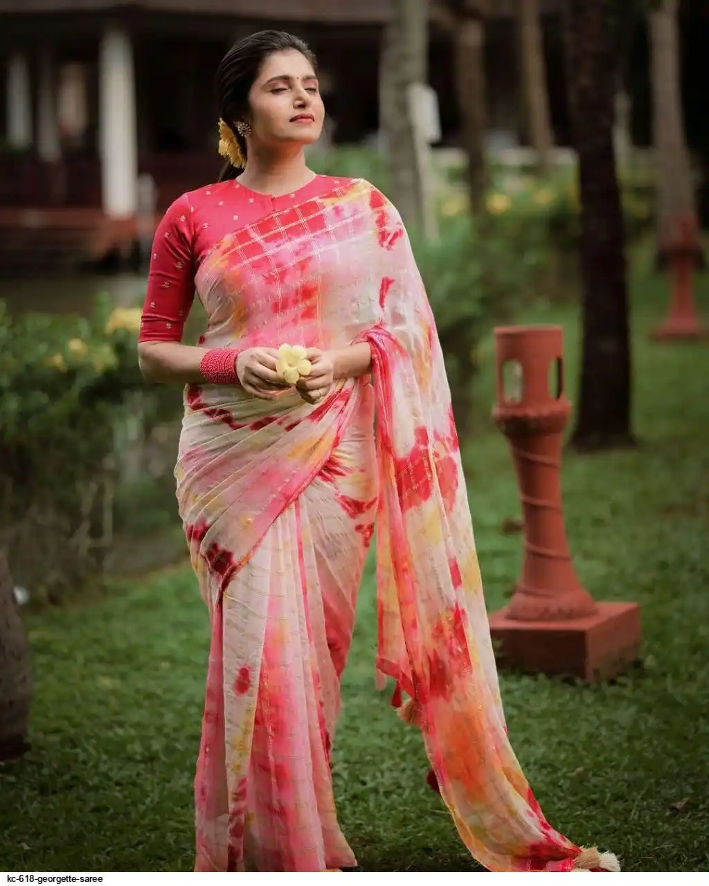KC 618 GEORGETTE SAREE