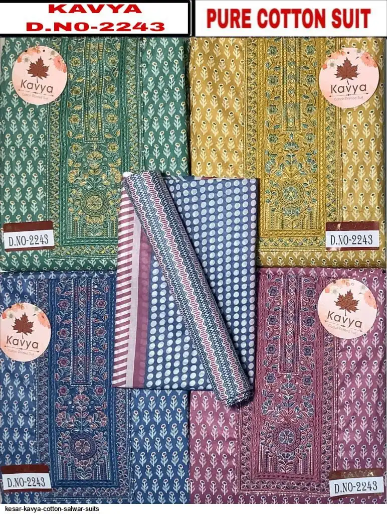 KESAR KAVYA COTTON SALWAR SUITS 2243