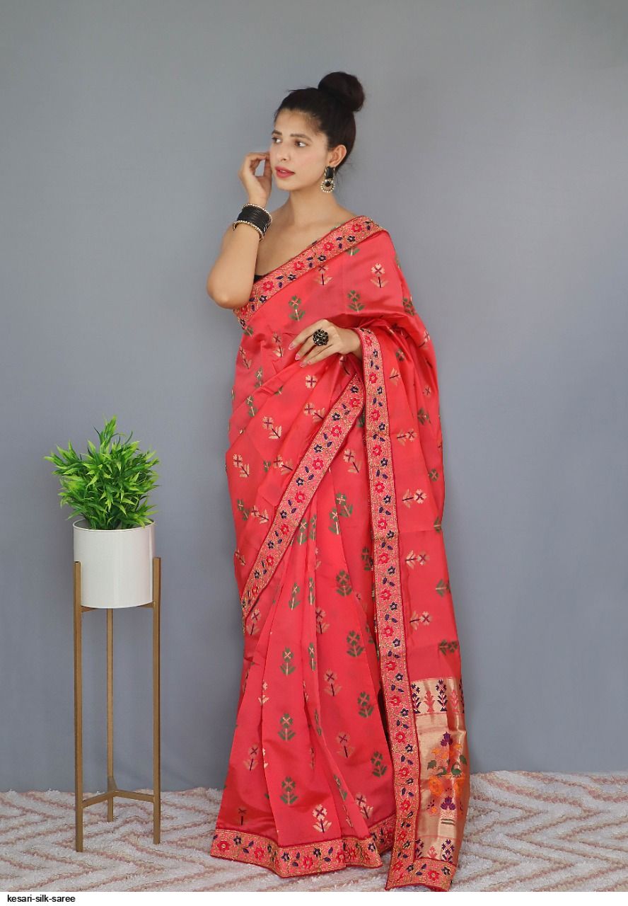 Buy kesari nandan fab Printed Bandhani Art Silk Multicolor Sarees Online @  Best Price In India | Flipkart.com