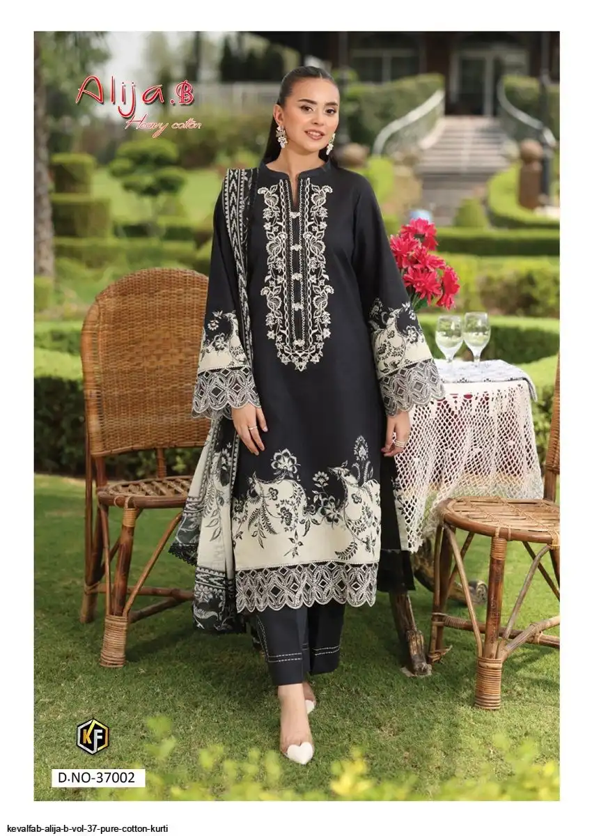 KEVALFAB ALIJA B VOL 37 PURE COTTON KURTI