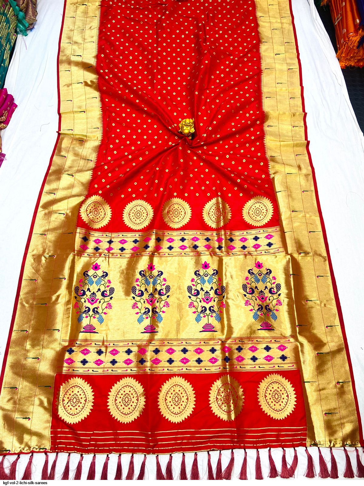 KGF VOL 2 LICHI SILK SAREES B