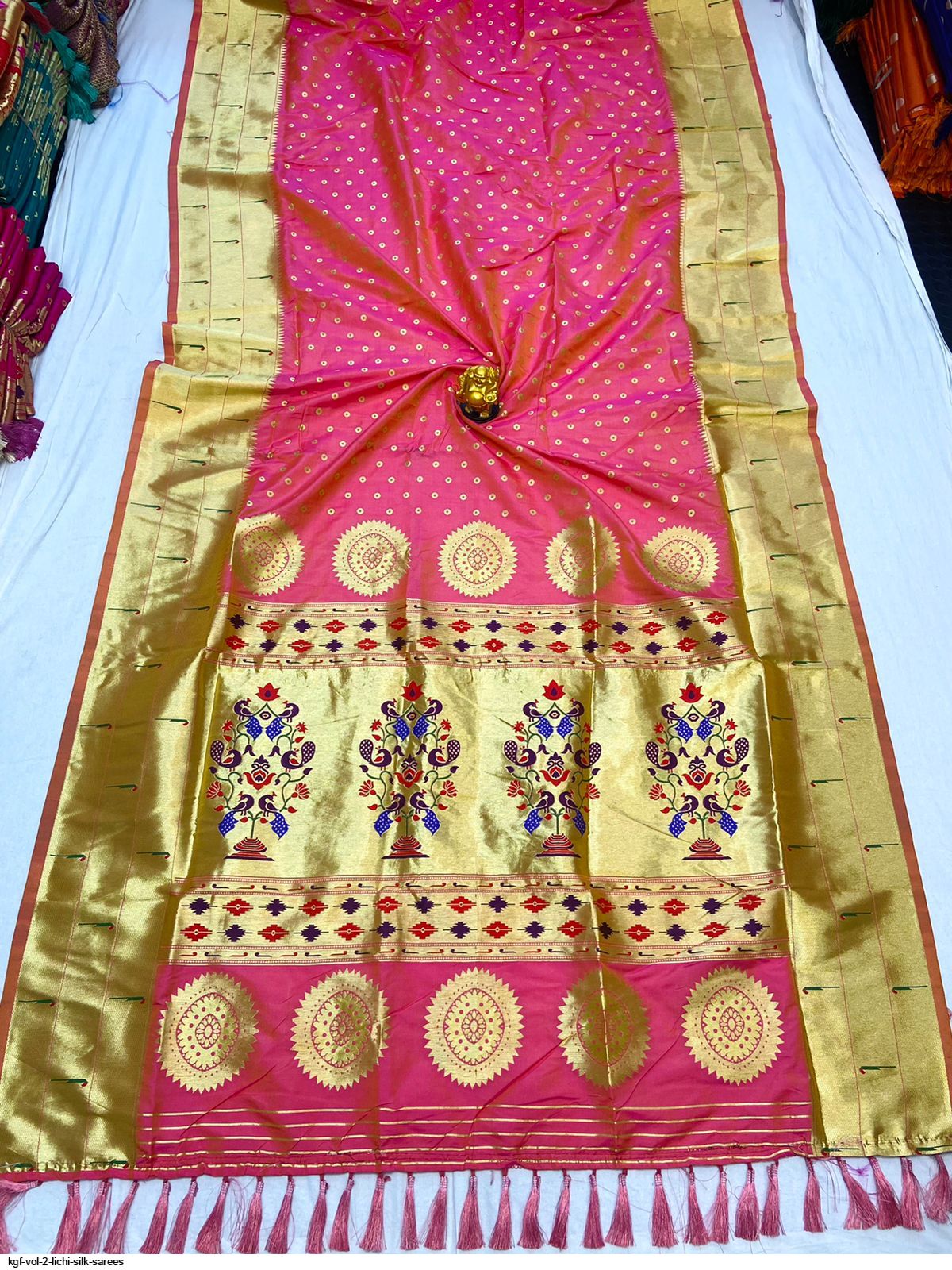 KGF VOL 2 LICHI SILK SAREES I