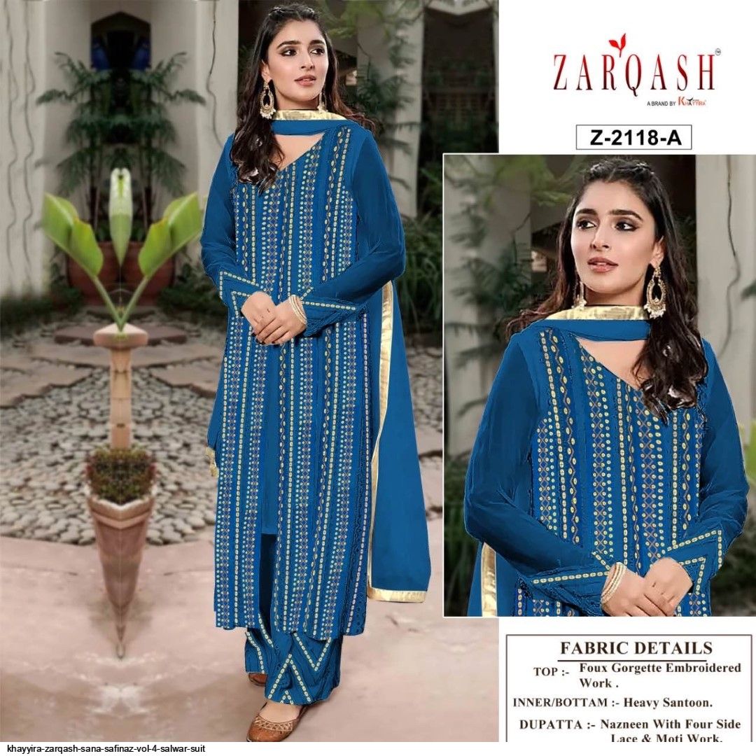 khayyira ZARQASH SANA SAFINAZ VOL 4 salwar suit