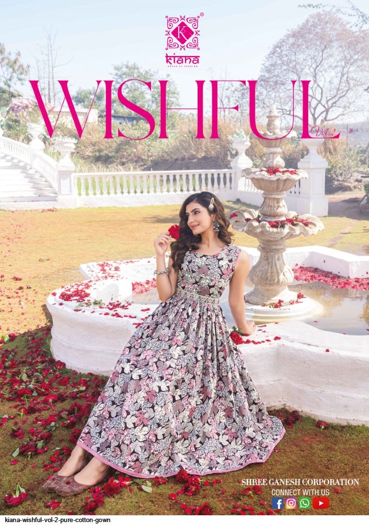 KIANA WISHFUL VOL 2 PURE COTTON GOWN