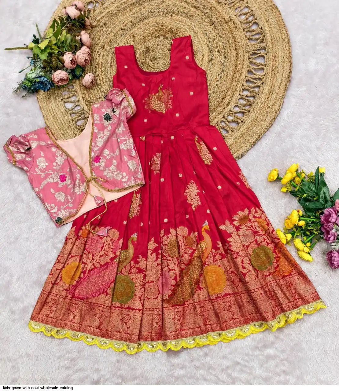 REGAL RUSSIAN SILK GOWN ENSEMBLE 8168 B