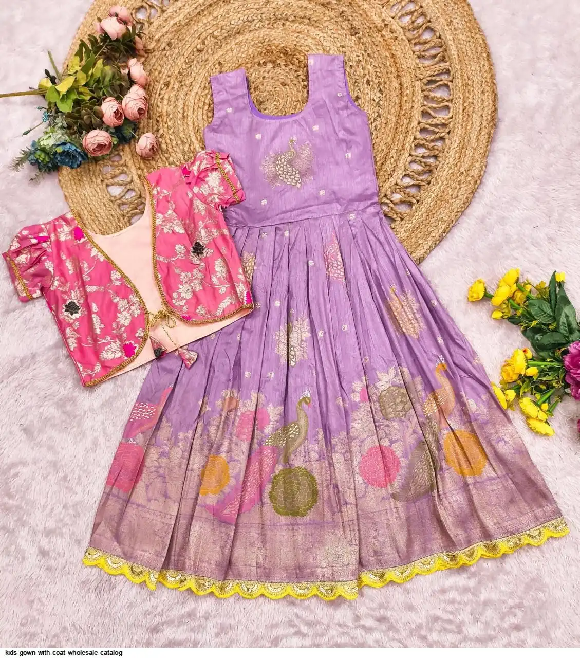 REGAL RUSSIAN SILK GOWN ENSEMBLE 8168 C